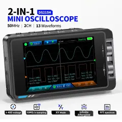 FNIRSI DS215H Plus Mini Dijital Osiloskop ve Sinyal Jeneratörü