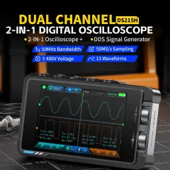 FNIRSI DS215H Plus Mini Dijital Osiloskop ve Sinyal Jeneratörü