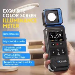 FNIRSI FPM-02 Yüksek Hassasiyetli Işık Ölçer (Lux Meter)