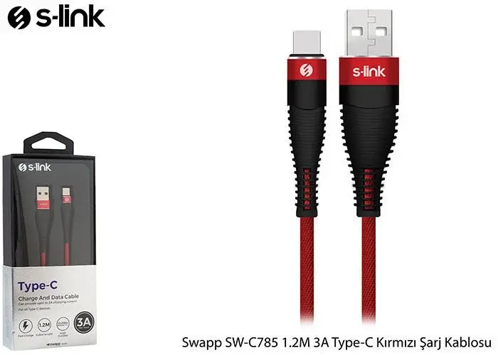 Type-C USB Kablo S-Link S-Link Swapp SW-C785