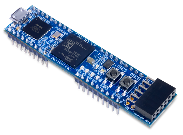 Cmod S7: Breadboardable Spartan-7 FPGA Module