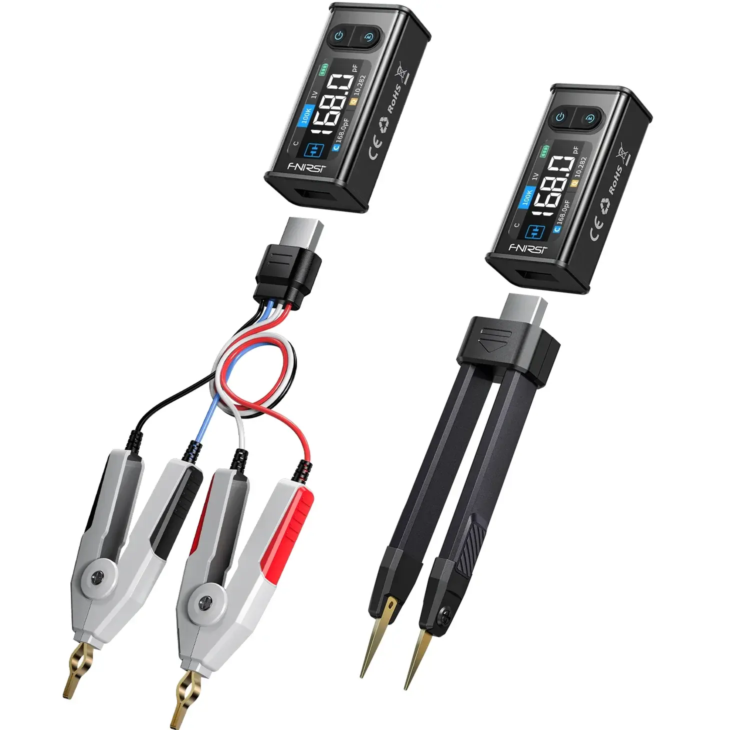 FNIRSI LCR-ST2 Plus Akıllı Cımbız SMD ESR Test Cihazı