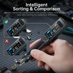 FNIRSI LCR-ST2 Plus Akıllı Cımbız SMD ESR Test Cihazı