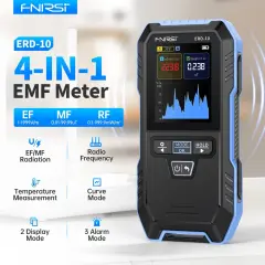 FNIRSI ERD-10 4'ü 1 Arada Elektromanyetik Radyasyon Dedektörü