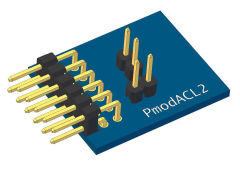 Pmod ACL2: 3-axis MEMS Accelerometer