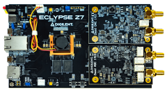 Eclypse Z7: Zynq-7000 SoC Development Board with SYZYGY-Compatiple Eclypse Z7 + Zmod AWG 1411 + Zmod Scope 1410-105