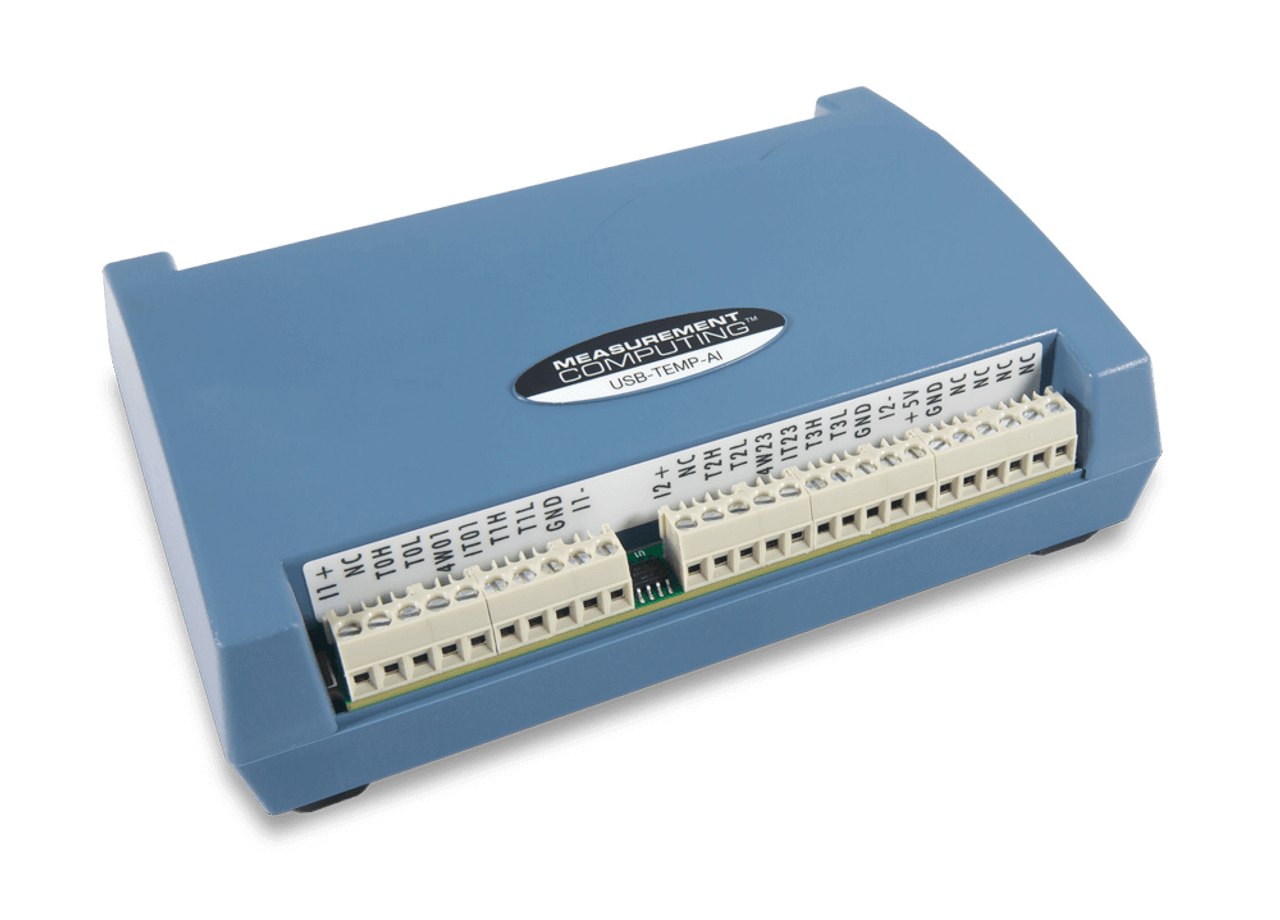 MCC USB-TEMP Series: MCC USB-TEMP Temperature and Voltage Measurement USB DAQ Devices
