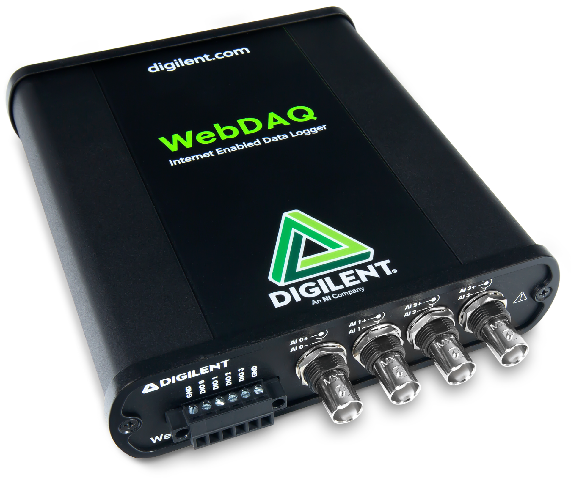 Digilent WebDAQ 504: Internet Enabled Vibration-Acoustic Data Logger