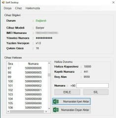 STAFF 4G-Bariyer Uzaktan Kontrol Cihazı