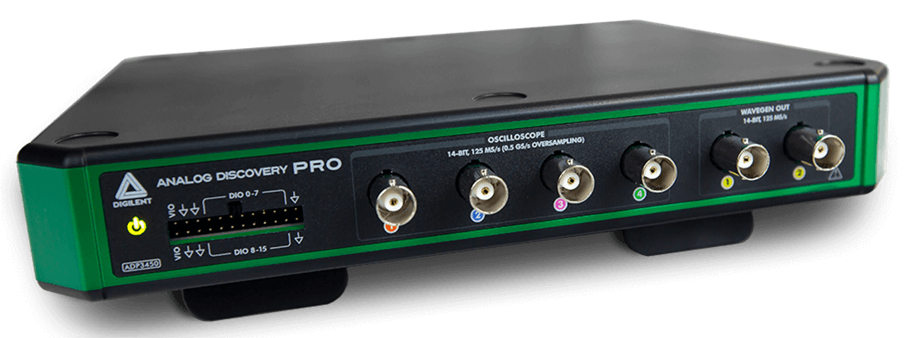 Analog Discovery Pro 3000 Series: 3450 Portable High Resolution Mixed Signal Oscilloscopes