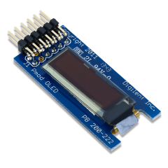 Pmod OLED: 128 x 32 Pixel Monochromatic OLED Display
