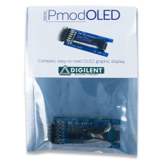 Pmod OLED: 128 x 32 Pixel Monochromatic OLED Display