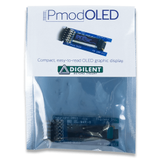 Pmod OLED: 128 x 32 Pixel Monochromatic OLED Display