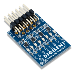 Pmod 8LD: Eight High-brightness LEDs