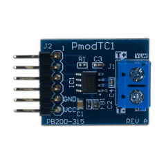 Pmod TC1: K-Type Thermocouple Module with Wire