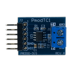Pmod TC1: K-Type Thermocouple Module with Wire