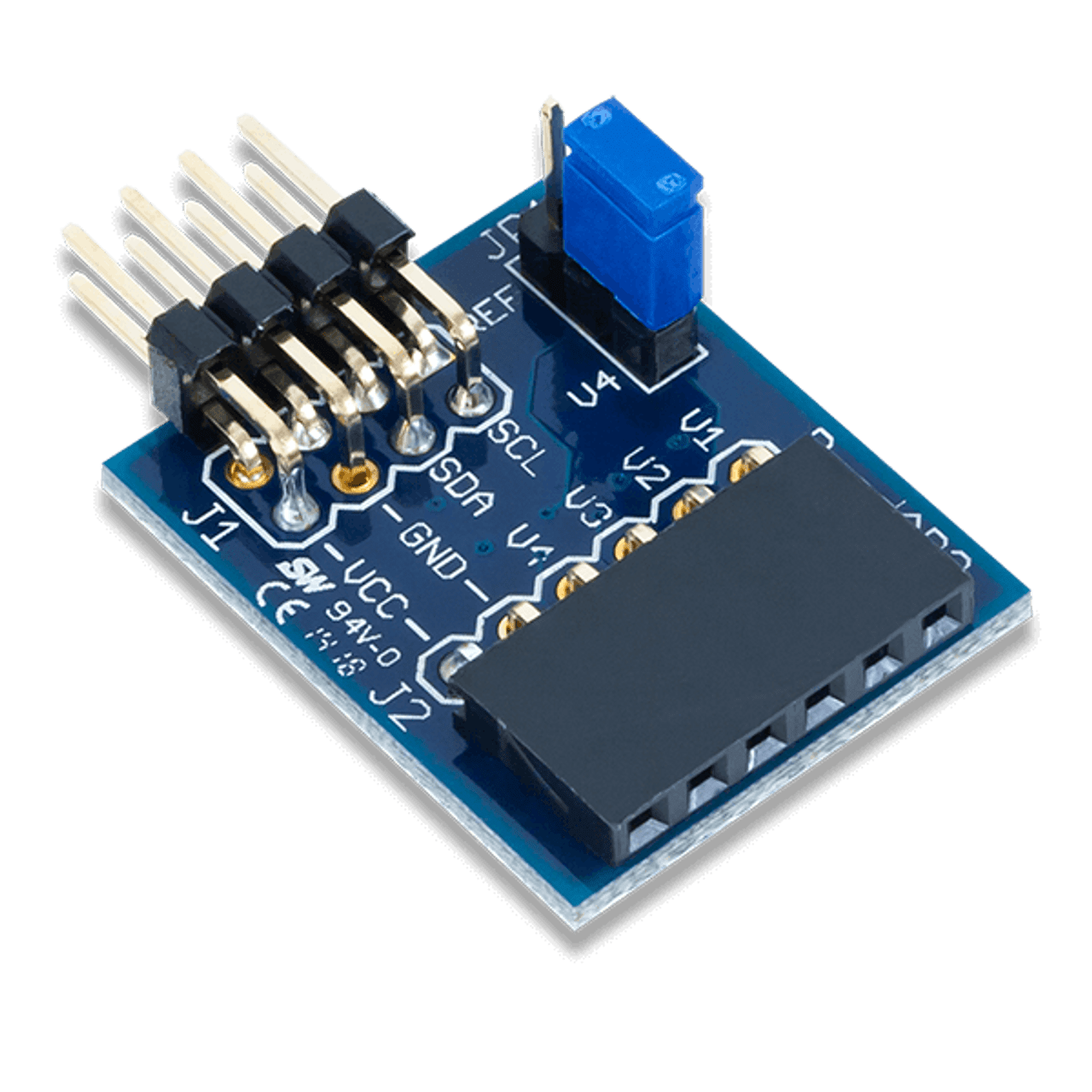 Pmod AD2: 4-channel 12-bit A/D Converter