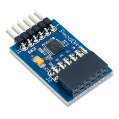 Pmod DA4: Eight 12-bit D/A Outputs