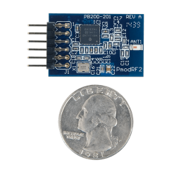 Pmod RF2: IEEE 802.15 RF Transceiver