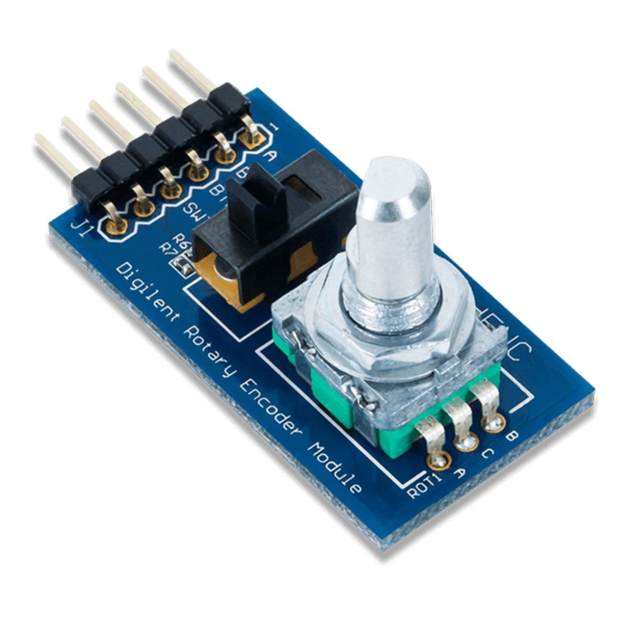 Pmod ENC: Rotary Encoder