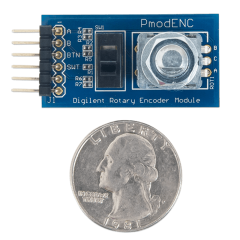 Pmod ENC: Rotary Encoder