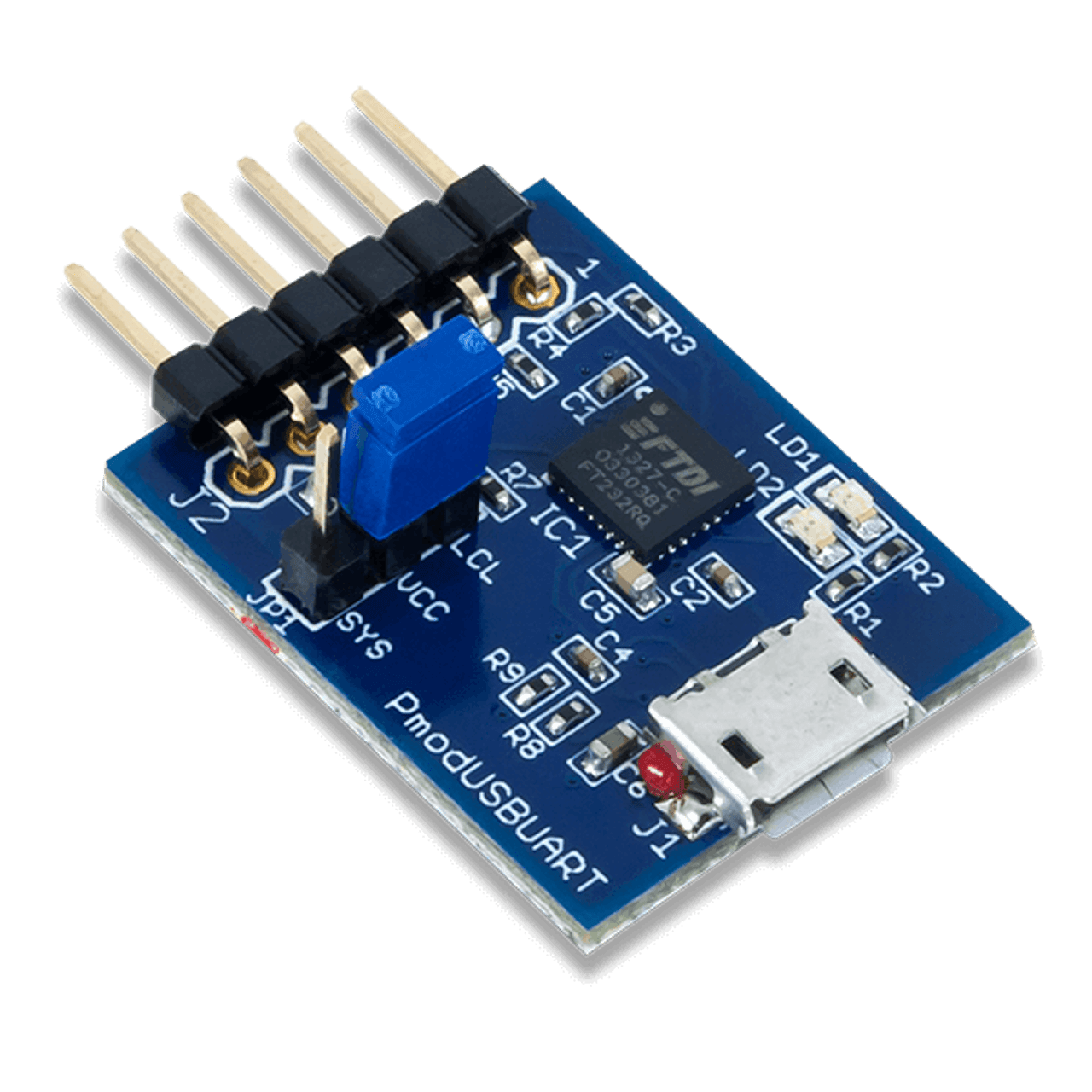 Pmod USBUART: USB to UART Interface