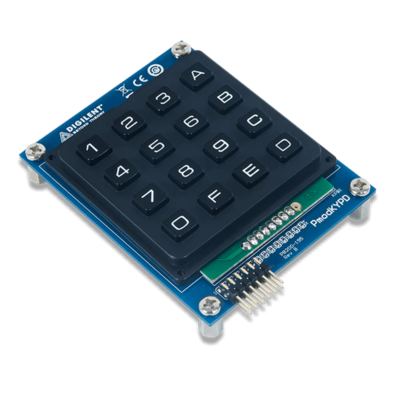 Pmod KYPD: 16-button Keypad