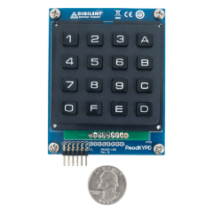 Pmod KYPD: 16-button Keypad