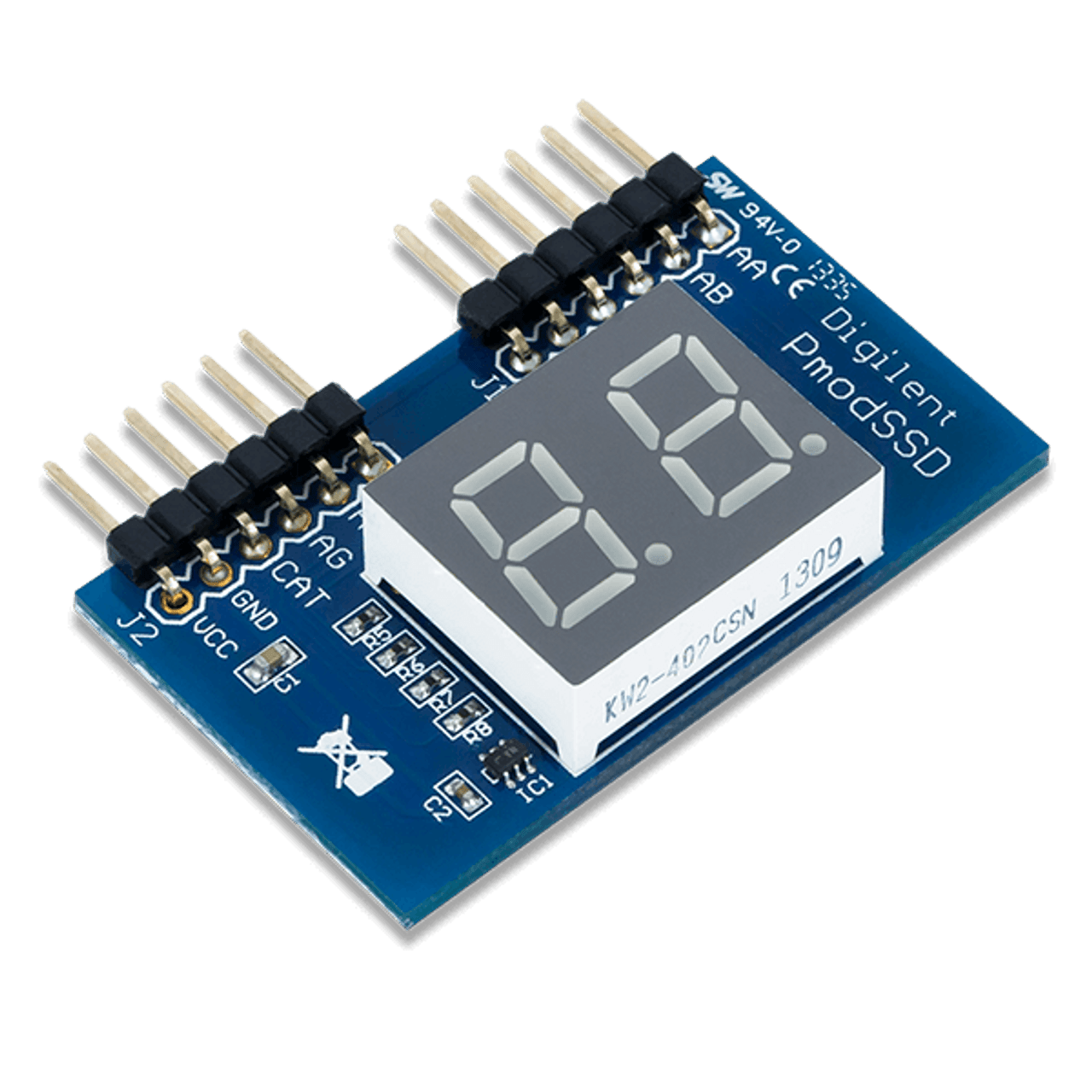 Pmod SSD: Seven-segment Display