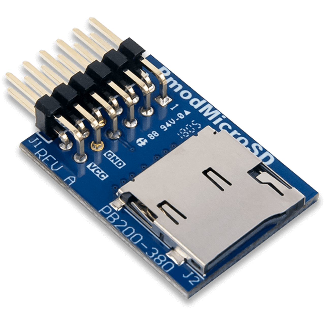 Pmod MicroSD: microSD Card Slot