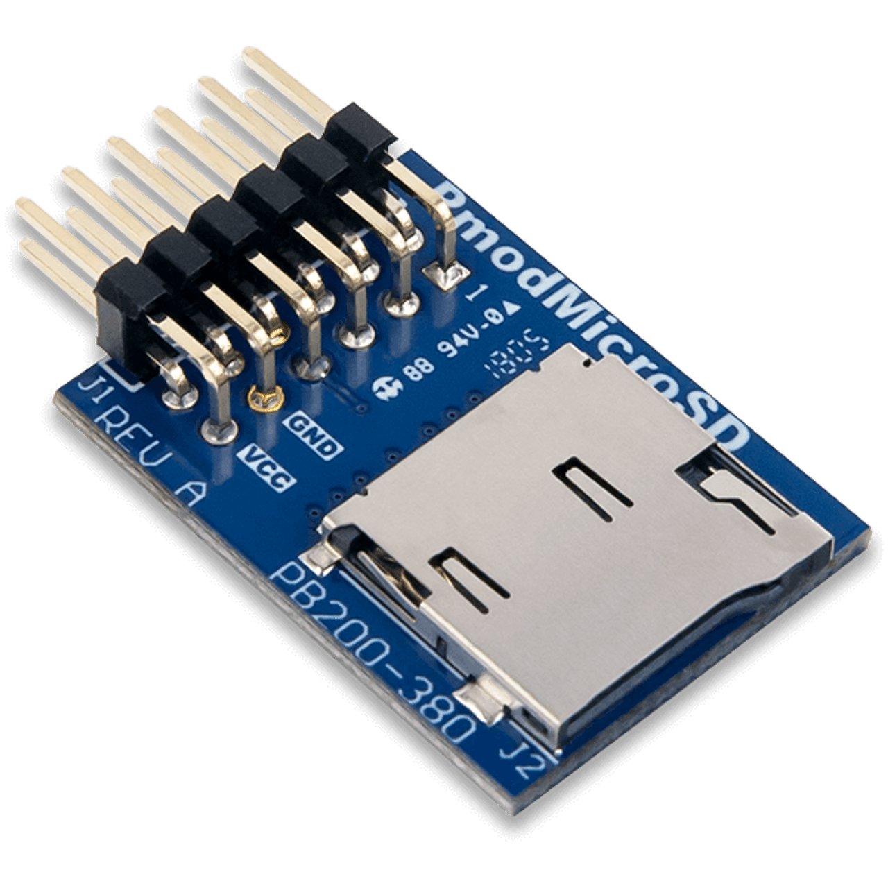 Pmod MicroSD: microSD Card Slot
