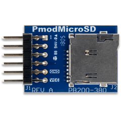 Pmod MicroSD: microSD Card Slot