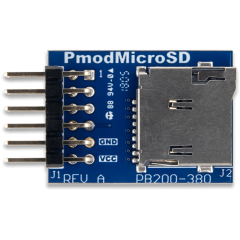 Pmod MicroSD: microSD Card Slot