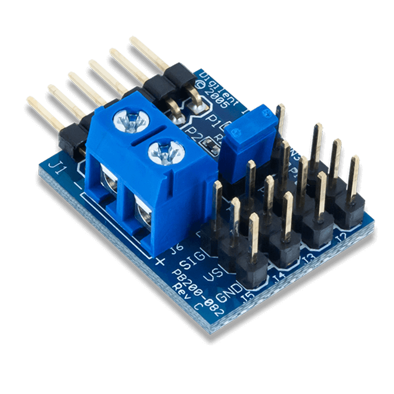 Pmod CON3: R/C Servo Connectors