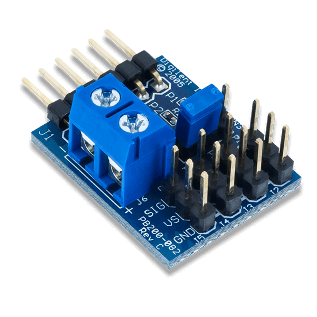 Pmod CON3: R/C Servo Connectors