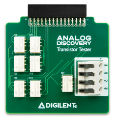 Analog Discovery için Transistör Tester