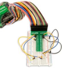 Breadboard Breakout for Analog Discovery