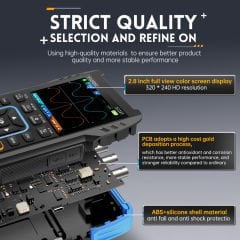 2C23T 3in1 10MHz 2 Kanal  50MSa/s El Tipi Dijital Osiloskop & Multimetre & Sinyal Jeneratörü