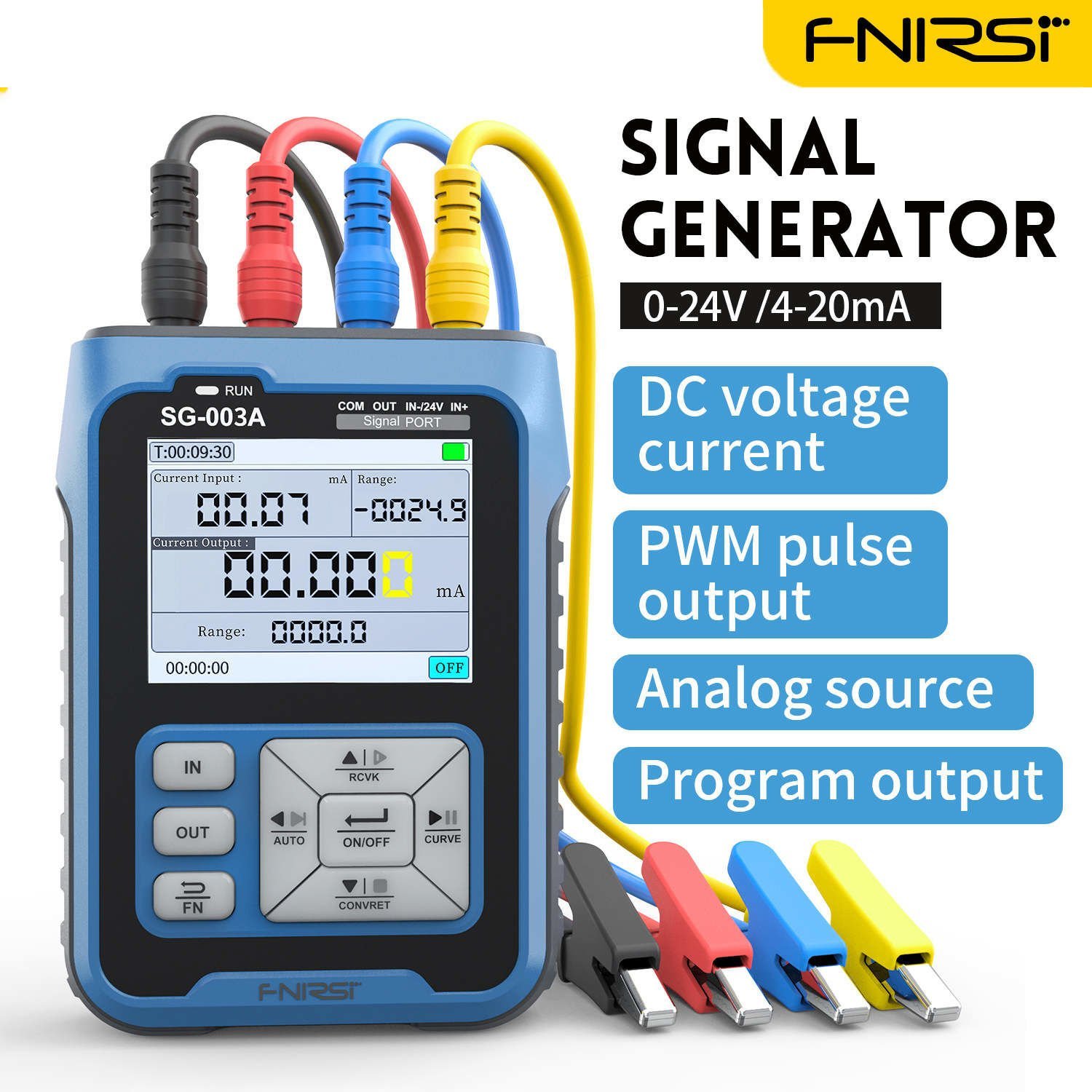 SG-003A 0-10V Ayarlanabilir Akım Gerilimi Simülatörü ve Sinyal Jeneratörü