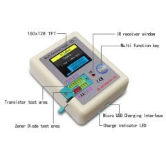 LCR-TC1 Çok Fonksiyonlu Elektronik Komponent Test Cihazı
