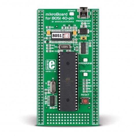mikroBoard for 8051 with AT89S8253