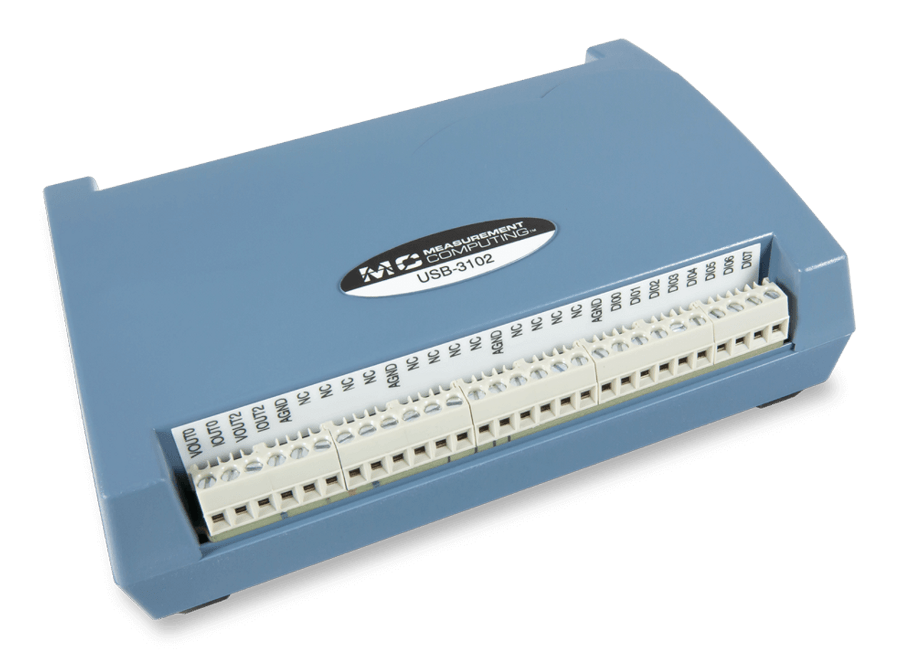 MCC USB-3100 Series: USB-3102 Voltage and Current Output USB Devices