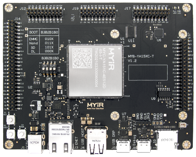 MYD-YA15XC-T Development Board